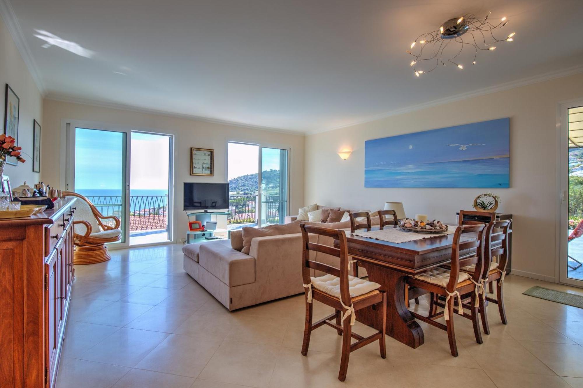 Villa Lucia Riviera Dei Fiori Pool - Happy Rentals Sanremo Eksteriør billede